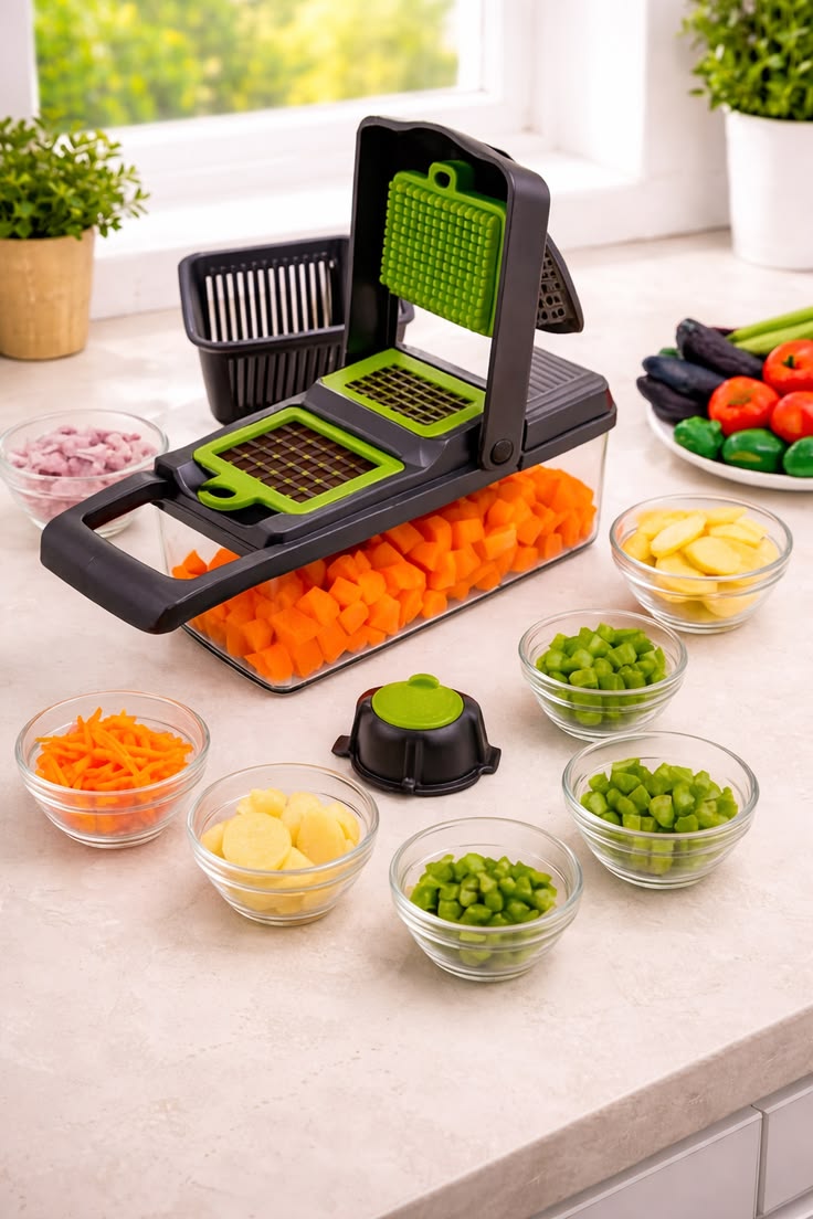 Vegetable Cutter, Chopper & Slicer