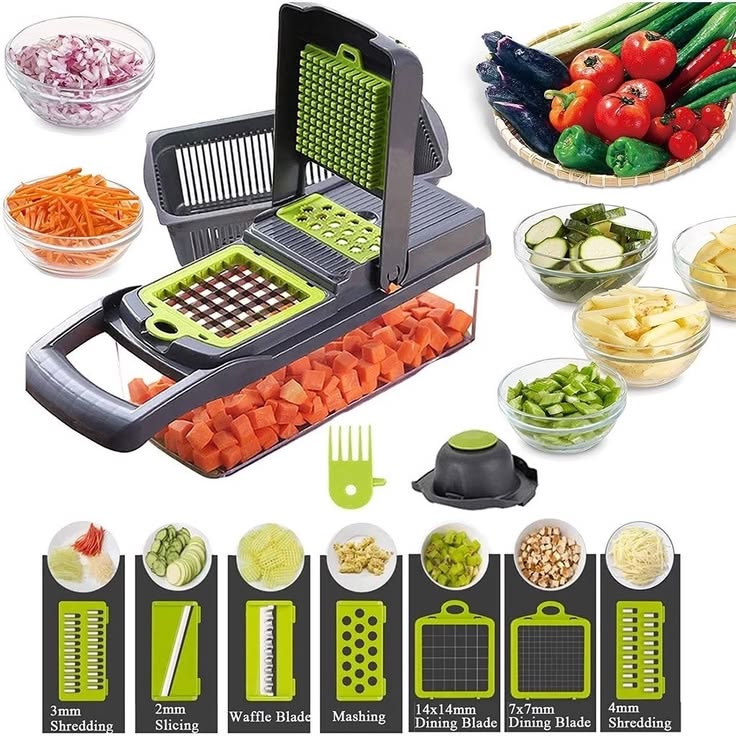 Vegetable Cutter, Chopper & Slicer